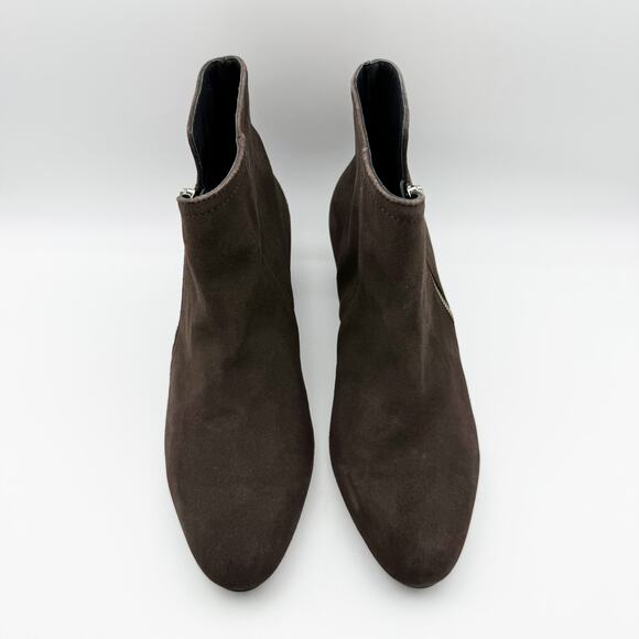 Eric Michael Womens Alexis Booties EU 39 US 8.5-9 Dark Brown Suede NWOB - Picture 7 of 13